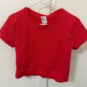 All in Motion Red Short Sleeve Tee